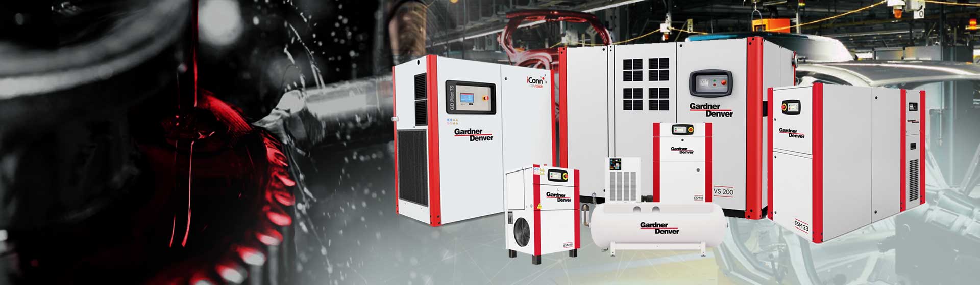 Reliable screw air compressors by Gardner Denver 