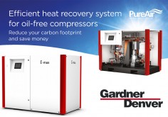 E-Max Heat Recovery - Turnkey Heat Recovery Solution for Oil free Compressors.