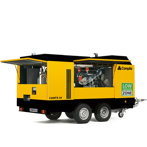 Portable compressors with capacity from 20 to 27.0 m3 / min