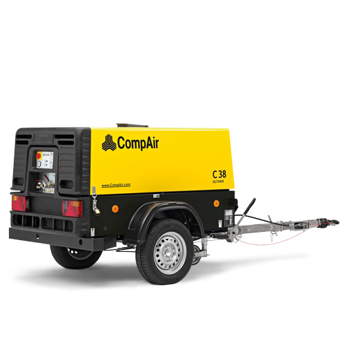 Portable compressors with capacity from 3,5 to 5,0m3 / min