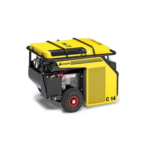 Portable compressors with the productivity from 1,0 to 1,4 m3 / min