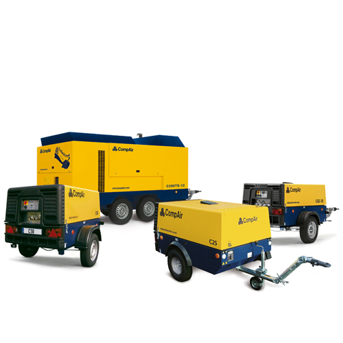 Portable compressors with capacity from 2,0 to 3,0 m3 / min