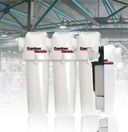 Filtration for compressed air and gases